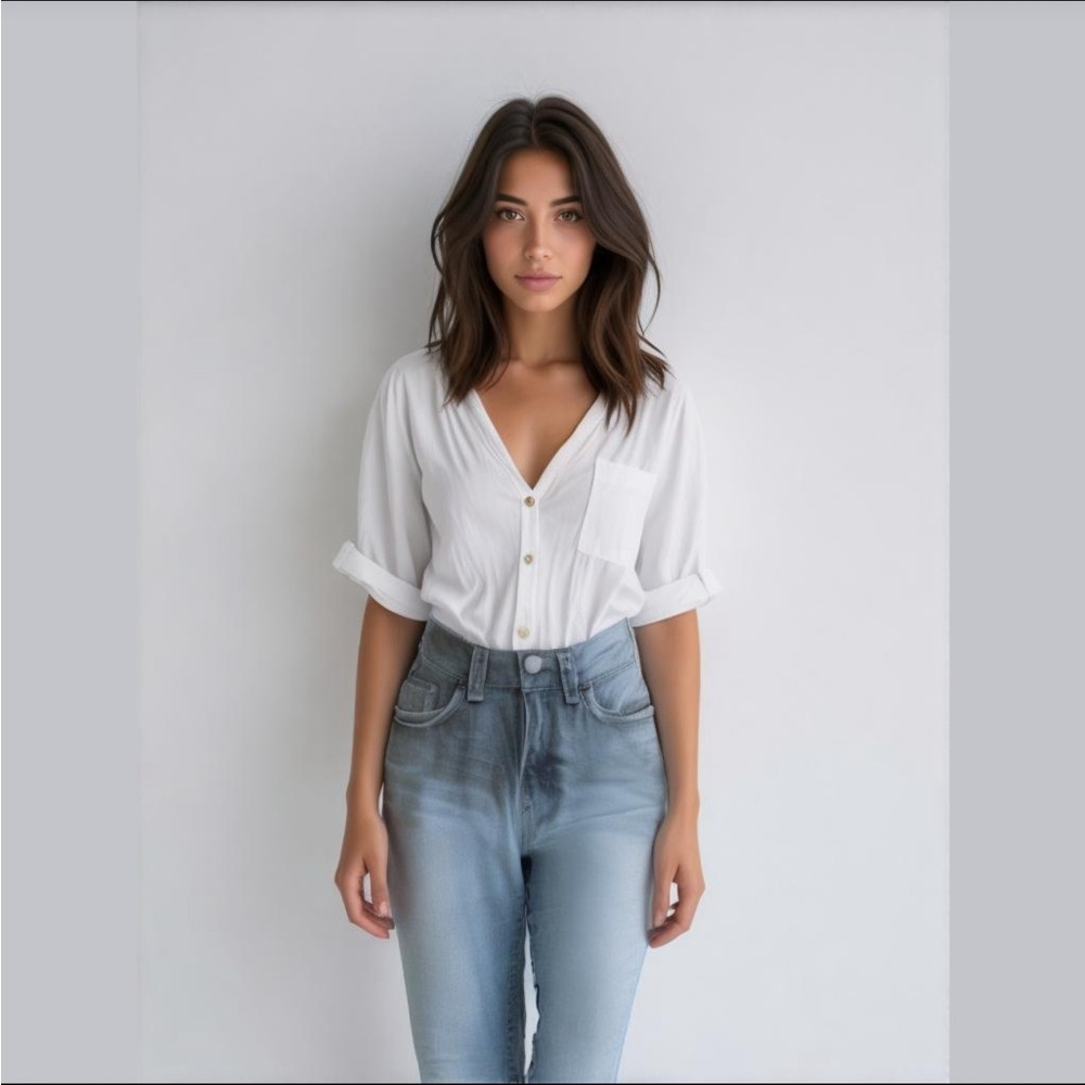 Girls Yaso Jeans, Size 14 Blue